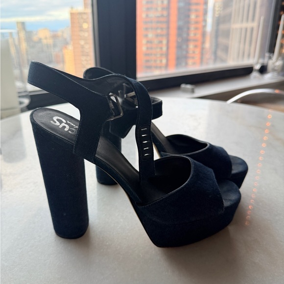 Circus by Sam Edelman Denim Platform Heels - Picture 1 of 4